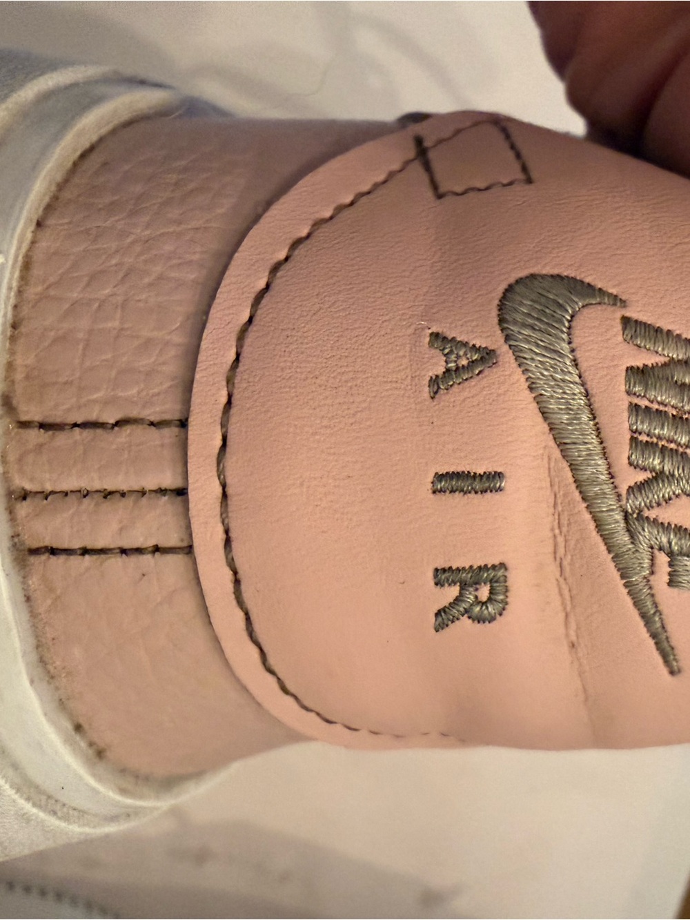 Nike Air Force 1 Low "Psychic Pink / Rose" Leather Sneakers
